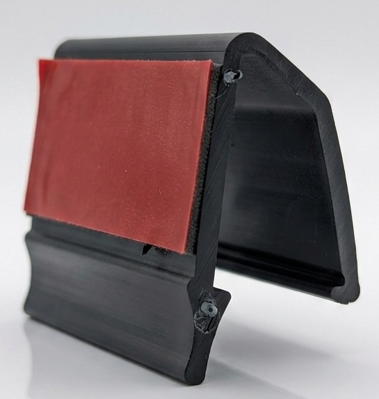 Profile with adhesive tape